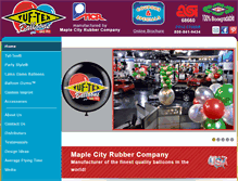 Tablet Screenshot of maplecityrubber.com